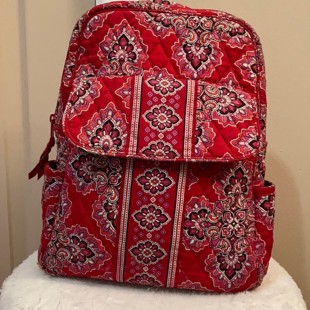 Vera Bradley Red Print backpack